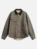 Camisa Cheetah Denim Valmont — Distinción urbana irresistible | Azul