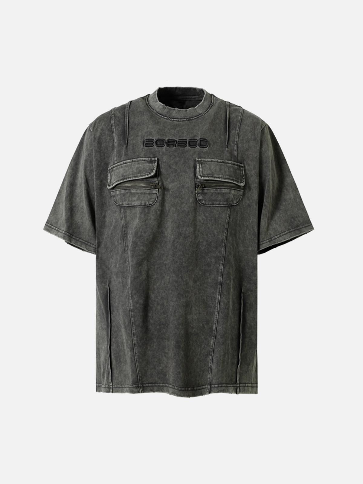 Camiseta Multi-Pocket Vintage Valmont — Distinción urbana irresistible | Vintage Wash