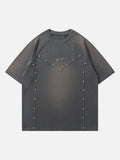 Camiseta Rivets Vintage Valmont — Distinción urbana irresistible | Vintage Wash