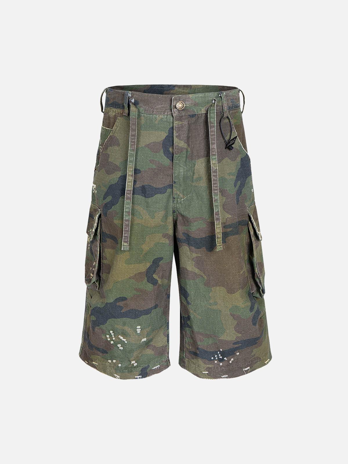 Short Camo Destroyed Valmont — Distinción urbana irresistible | Verde