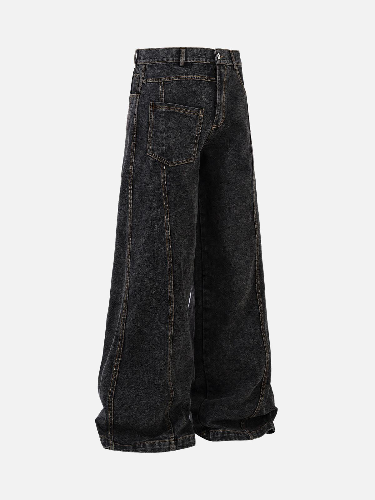 Vaquero Split Deconstructed Valmont — Distinción urbana irresistible | Vintage Wash
