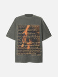 Camiseta Graphic Crew Valmont — Distinción urbana irresistible | Vintage Wash