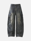 Vaquero Cargo Multi-Bolsillos Valmont — Distinción urbana irresistible | Vintage Wash