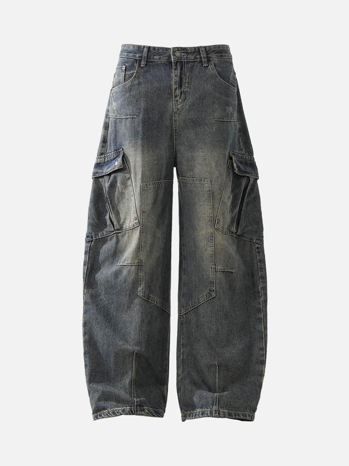 Vaquero Cargo Multi-Bolsillos Valmont — Distinción urbana irresistible | Vintage Wash
