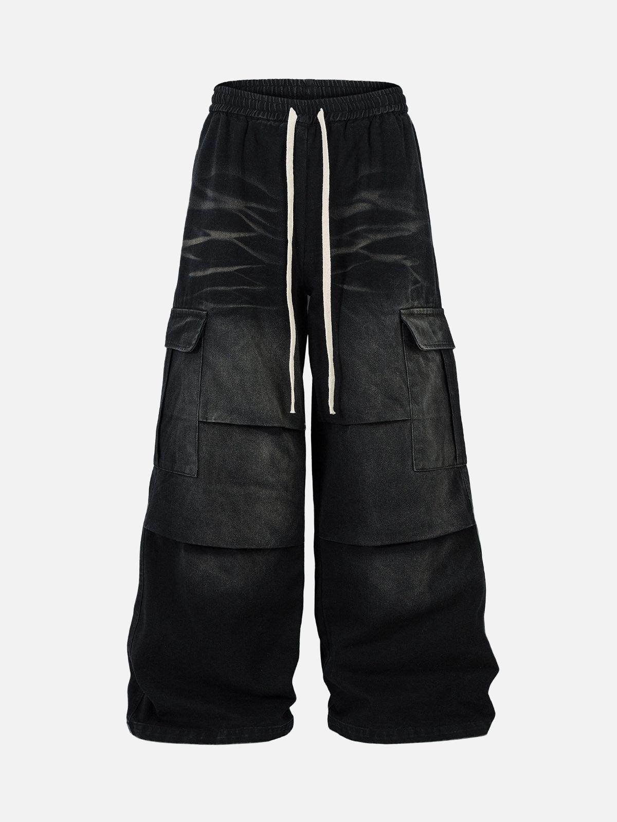 Vaquero Cargo Drawstring Valmont — Distinción urbana irresistible | Vintage Wash