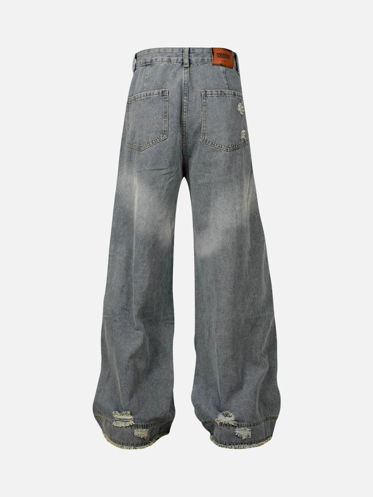 Vaquero Rotos Washed Valmont — Distinción urbana irresistible | Vintage Wash
