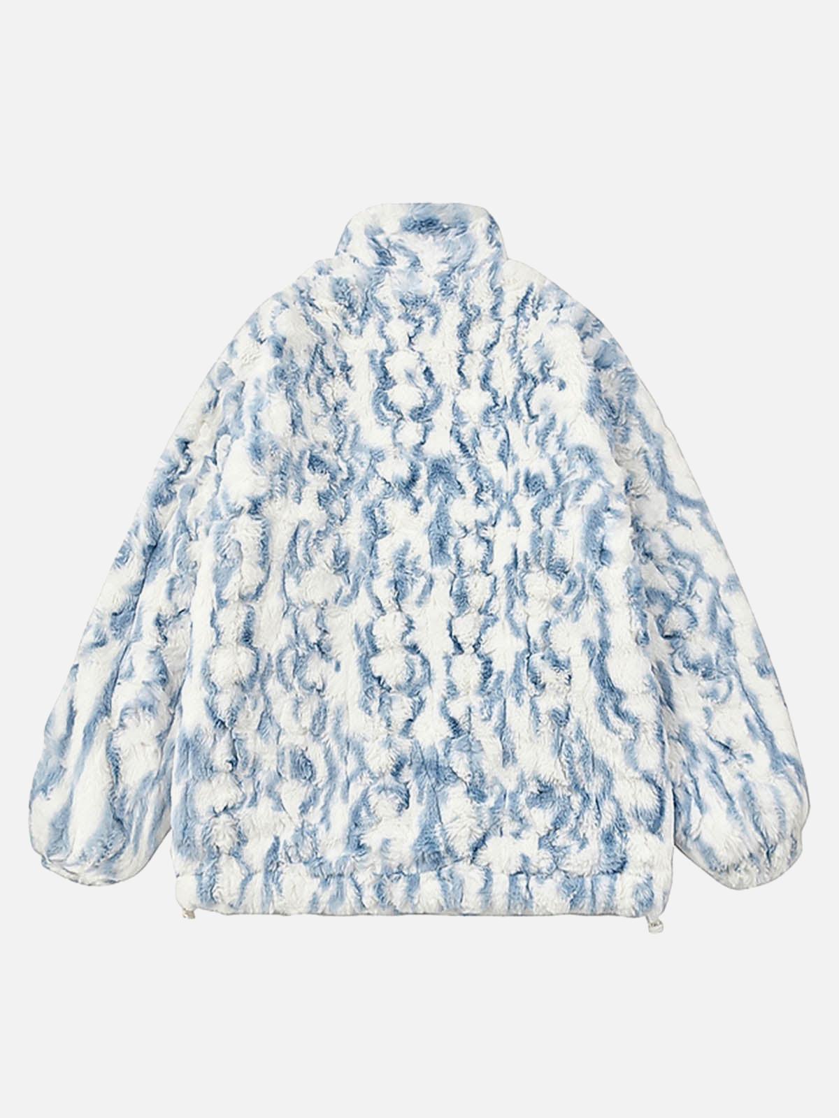 Chaqueta Tie-Dye Sherpa Valmont — Distinción urbana irresistible | Tie-Dye