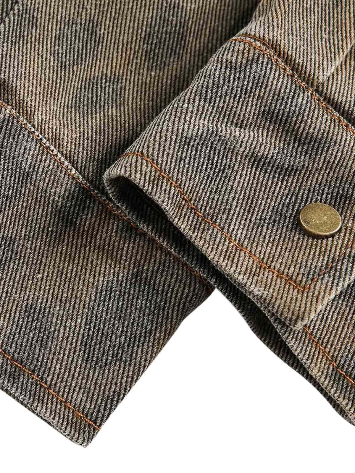 Camisa Cheetah Denim Valmont — Distinción urbana irresistible | Azul