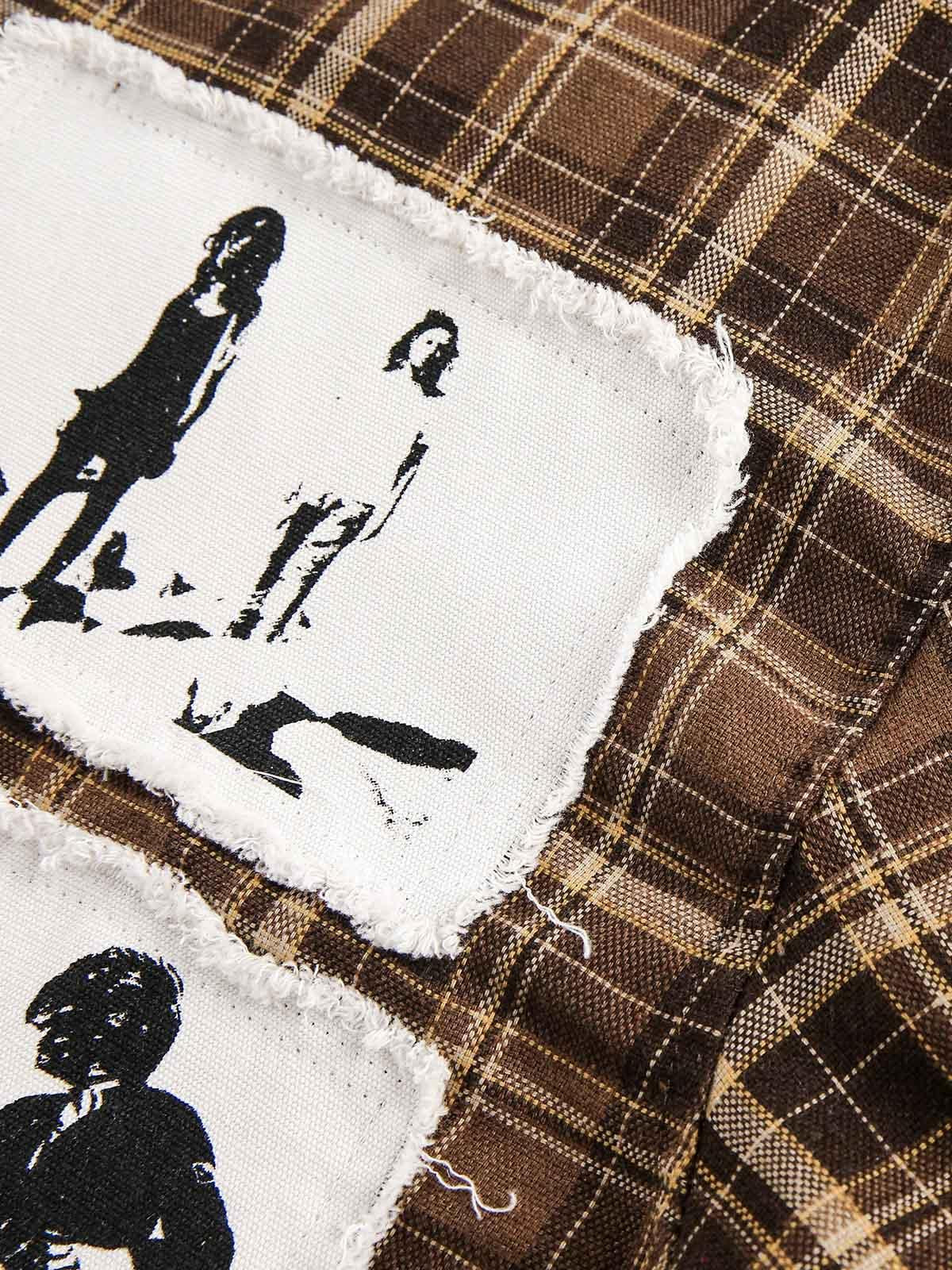 Camisa Portrait Applique Valmont — Distinción urbana irresistible | Vintage Wash