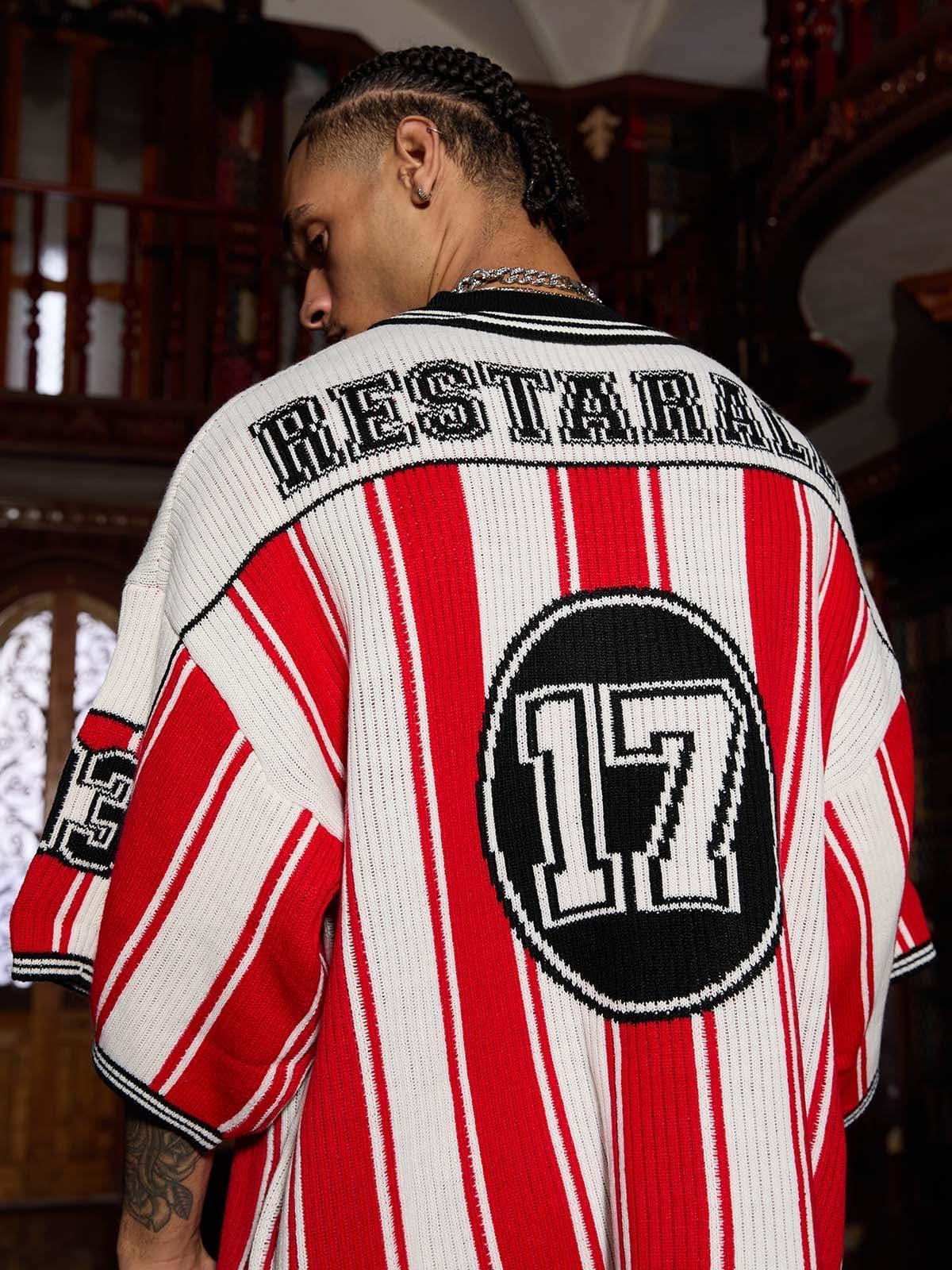 Sudadera Baseball Knit Valmont — Distinción urbana irresistible | Vintage Wash