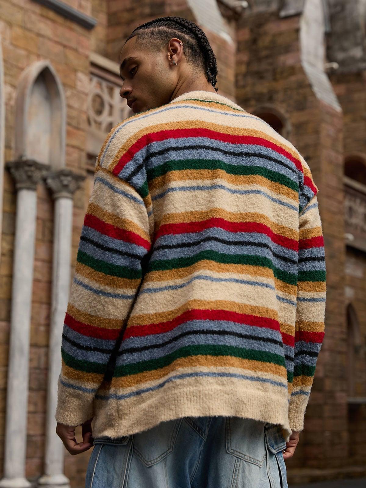 Sudadera Stripe Vintage Valmont — Distinción urbana irresistible | Vintage Wash