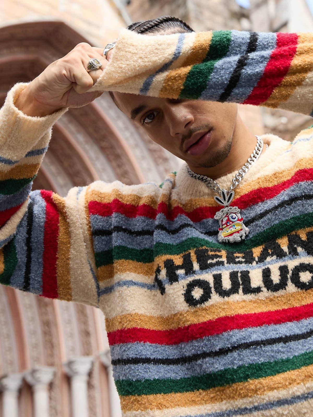 Sudadera Stripe Vintage Valmont — Distinción urbana irresistible | Vintage Wash