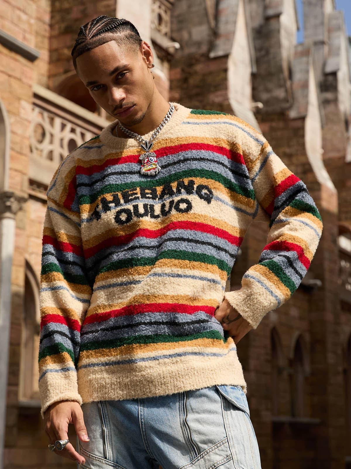 Sudadera Stripe Vintage Valmont — Distinción urbana irresistible | Vintage Wash