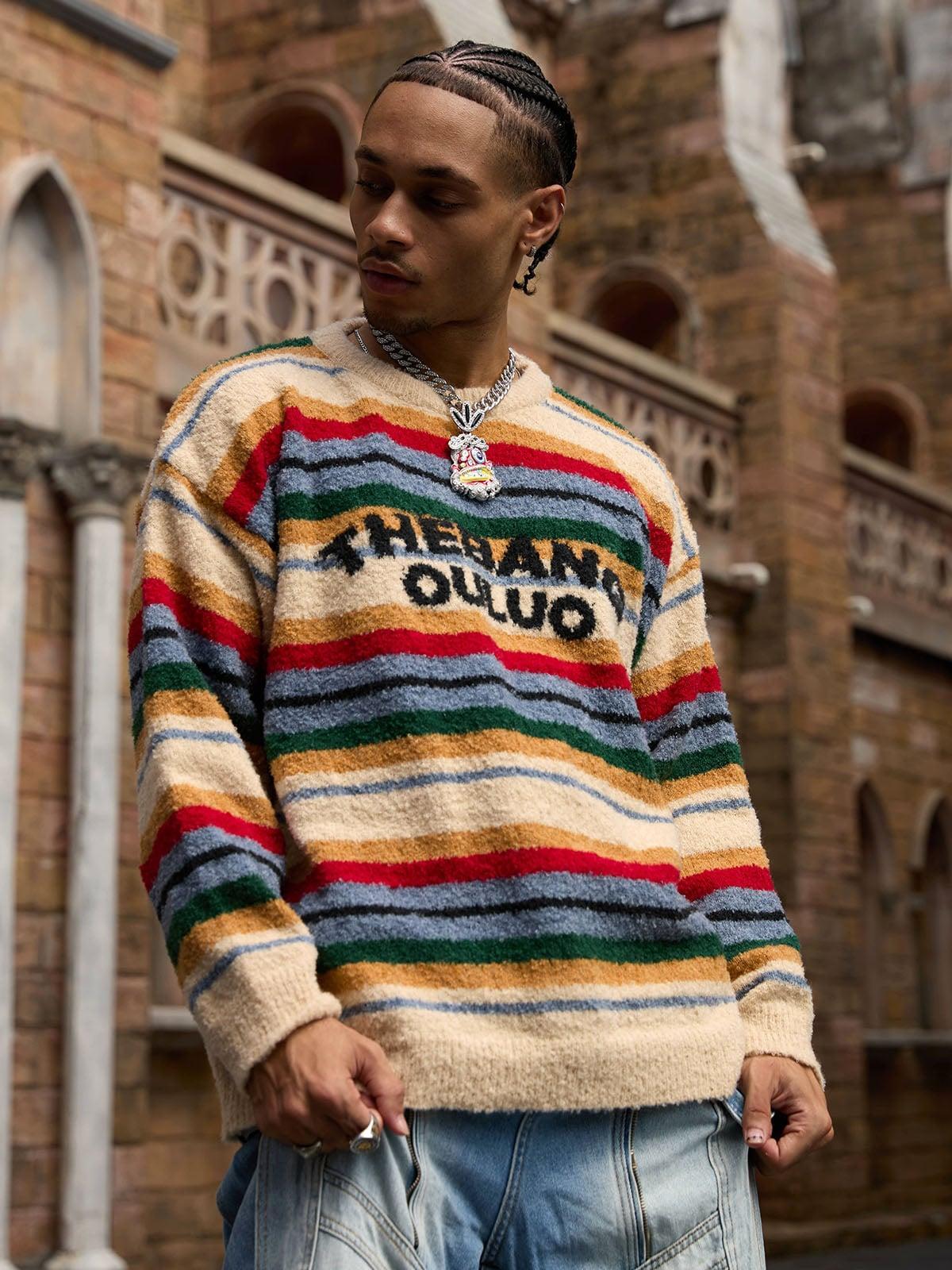 Sudadera Stripe Vintage Valmont — Distinción urbana irresistible | Vintage Wash