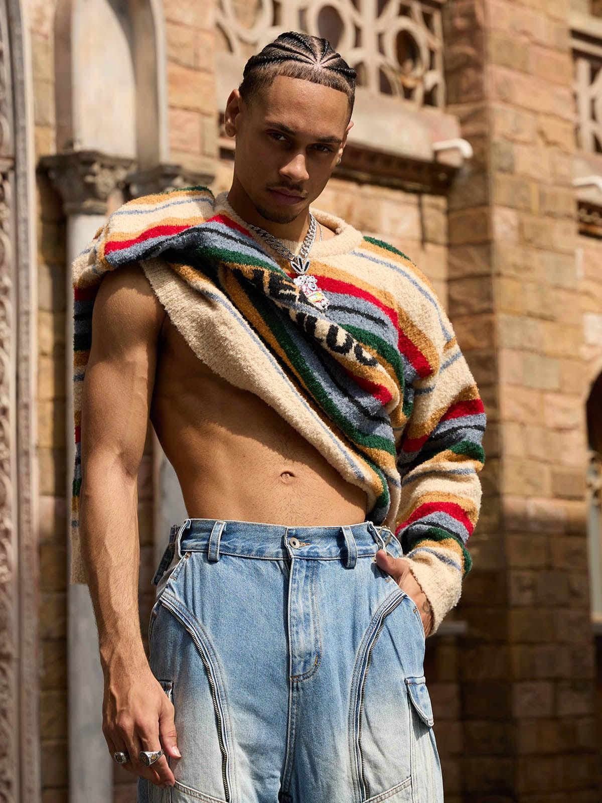 Sudadera Stripe Vintage Valmont — Distinción urbana irresistible | Vintage Wash