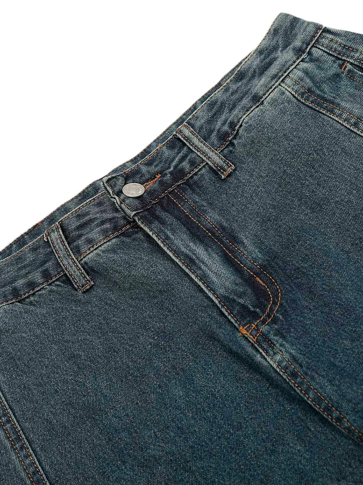 Vaquero Cimitarra Split Valmont — Distinción urbana irresistible | Vintage Wash