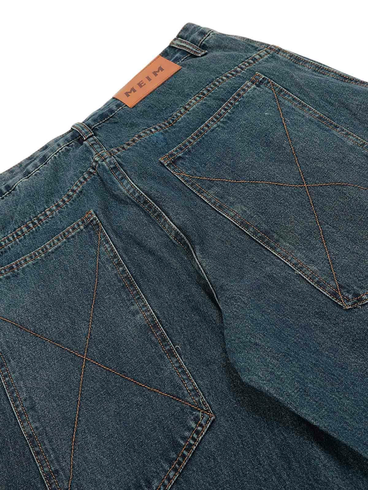 Vaquero Cimitarra Split Valmont — Distinción urbana irresistible | Vintage Wash
