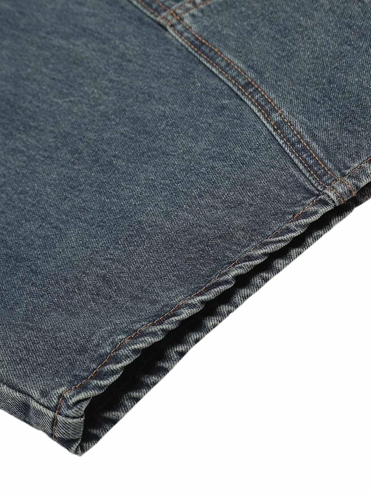 Vaquero Cimitarra Split Valmont — Distinción urbana irresistible | Vintage Wash