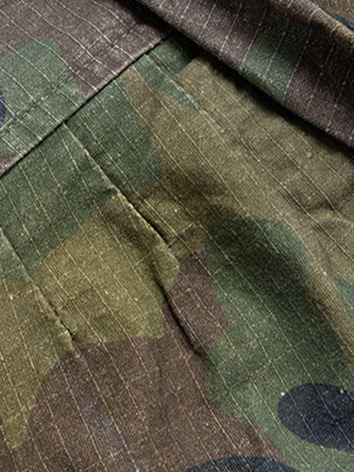 Short Camo Destroyed Valmont — Distinción urbana irresistible | Verde