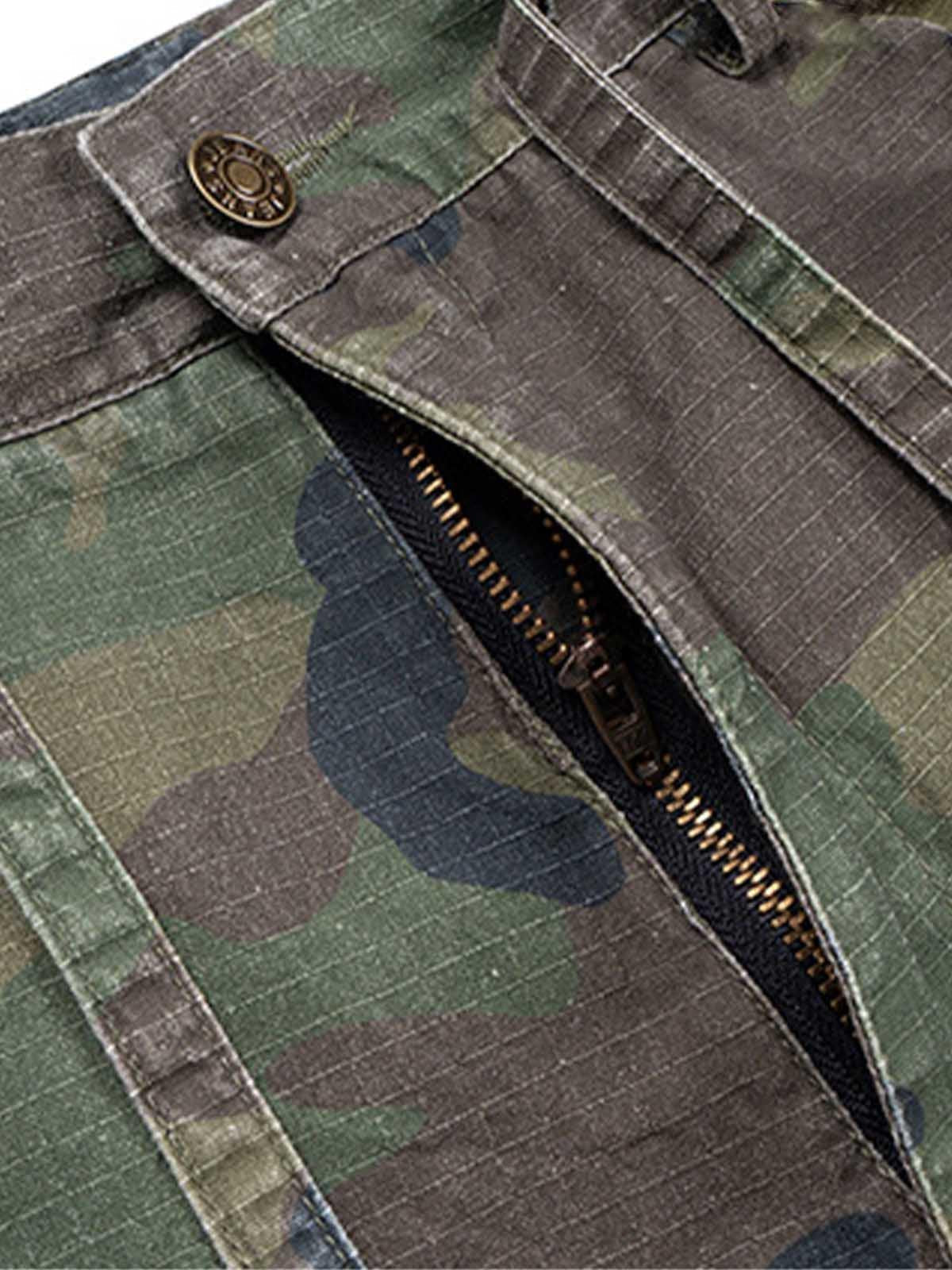 Short Camo Destroyed Valmont — Distinción urbana irresistible | Verde