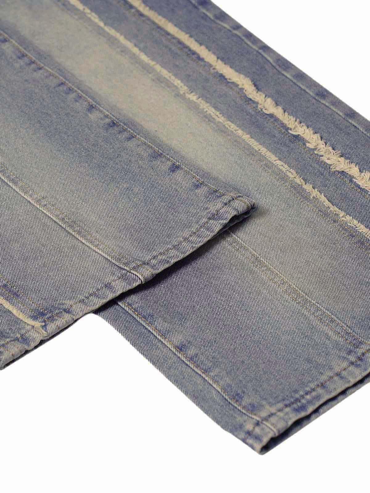 Vaquero Raw Edge Washed Valmont — Distinción urbana irresistible | Vintage Wash