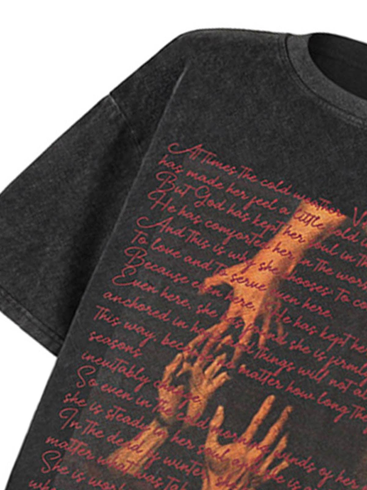 Camiseta Graphic Crew Valmont — Distinción urbana irresistible | Vintage Wash