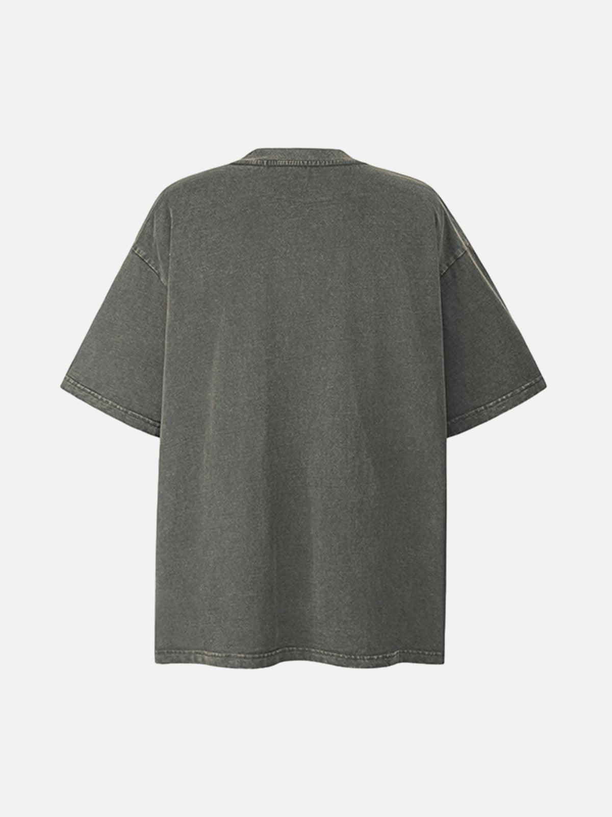 Camiseta Graphic Crew Valmont — Distinción urbana irresistible | Vintage Wash