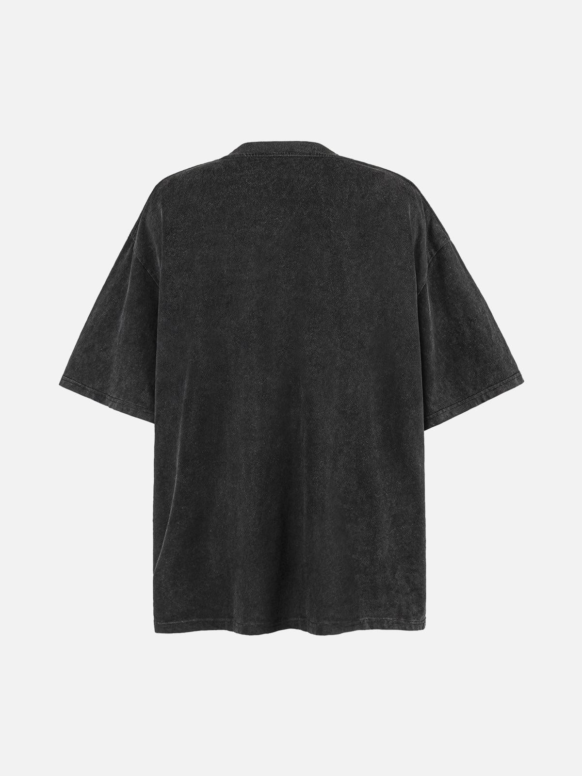 Camiseta Graphic Crew Valmont — Distinción urbana irresistible | Vintage Wash