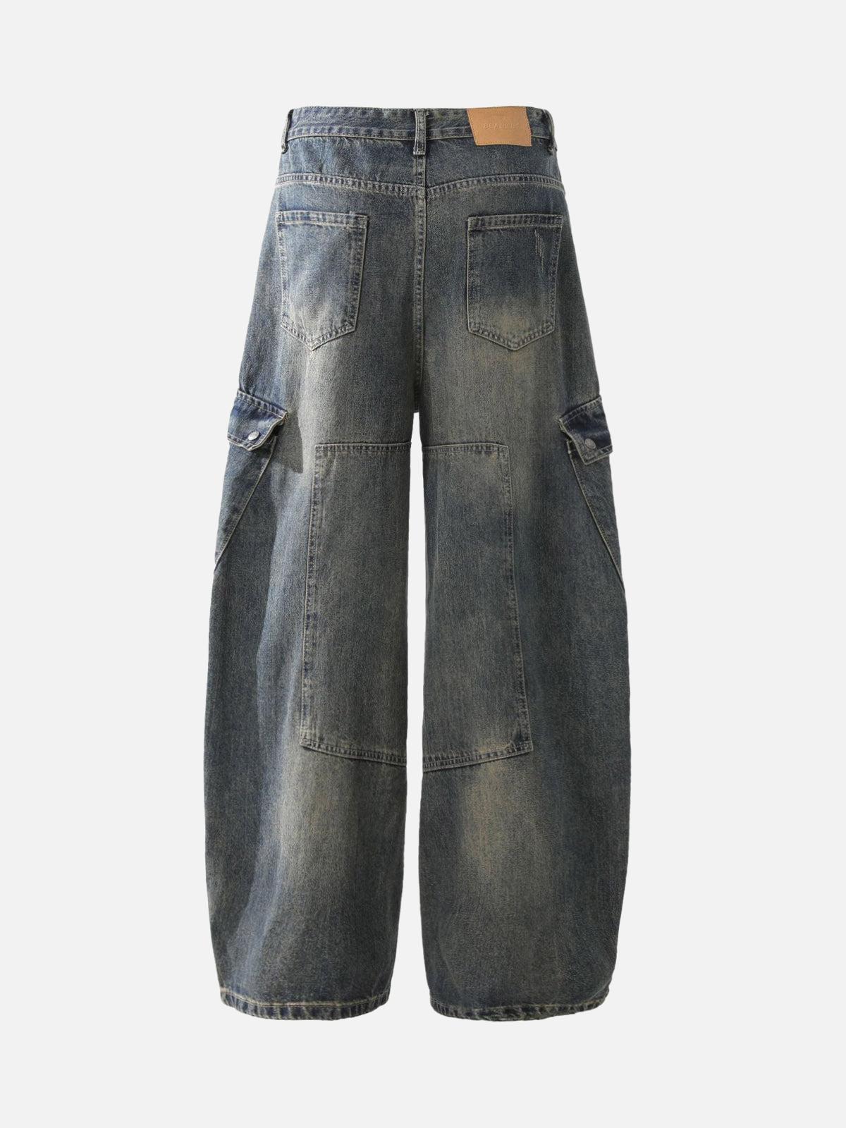 Vaquero Cargo Multi-Bolsillos Valmont — Distinción urbana irresistible | Vintage Wash