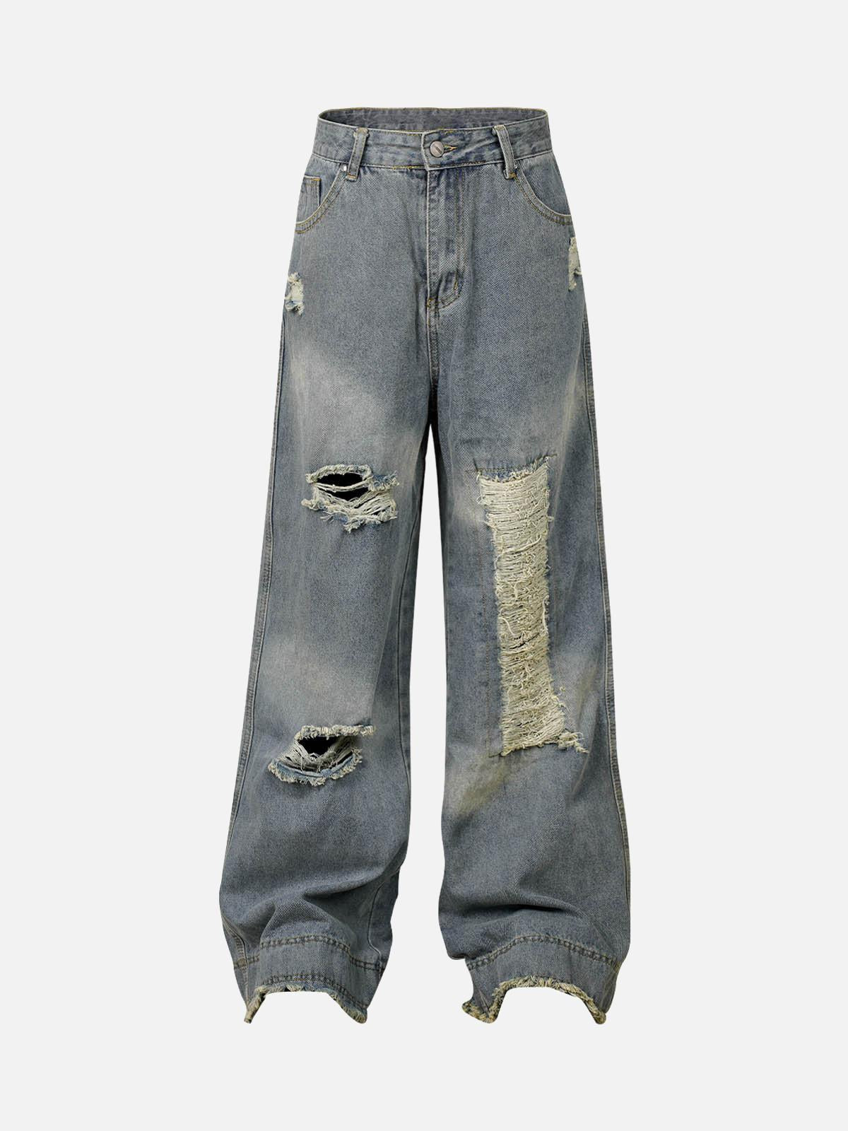 Vaquero Rotos Washed Valmont — Distinción urbana irresistible | Vintage Wash