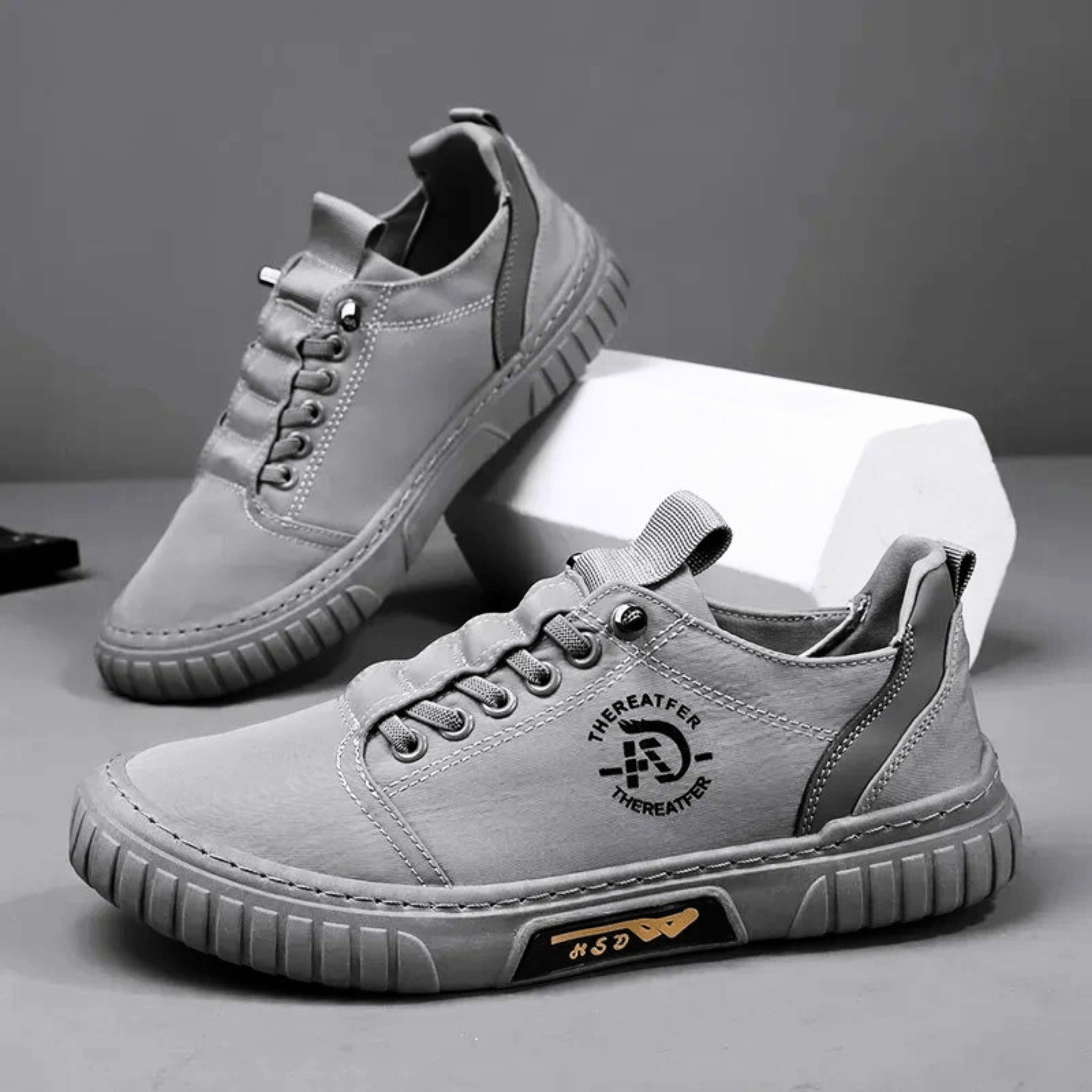 Zapatillas Valentin Valmont — Urban Casual Premium | Kaki, Verde, Gris y Negro