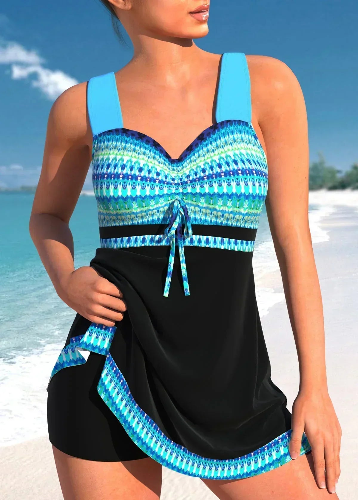 Maillot Valmont — Una Pieza Elegante | Azul Noche, Azul Ola, Gris Perla, Fucsia y Azul Laguna